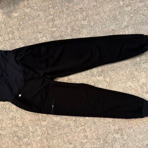 Figs Black Elastic Jogger Pants